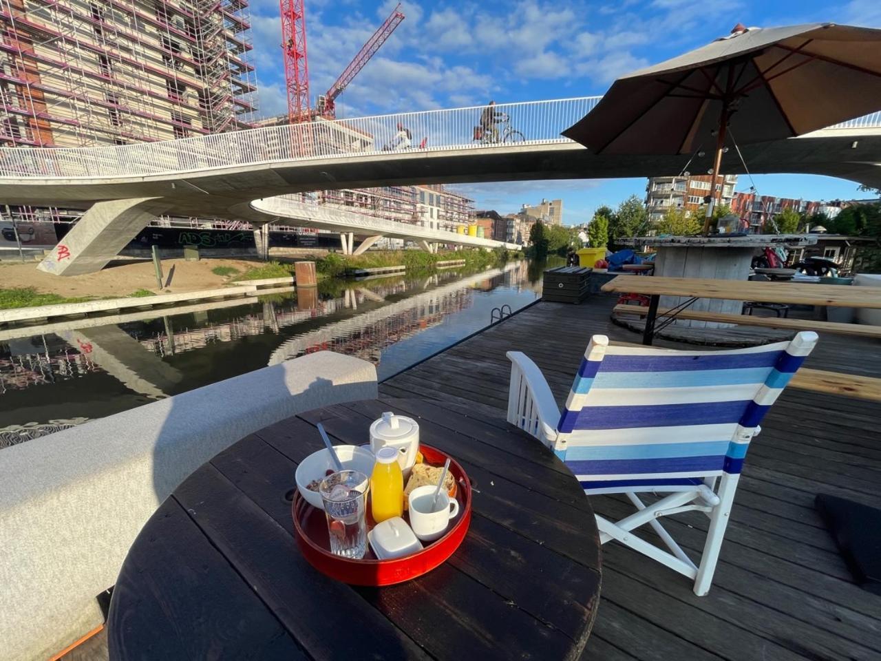 Boat & Breakfast Bellevue Gante Exterior foto