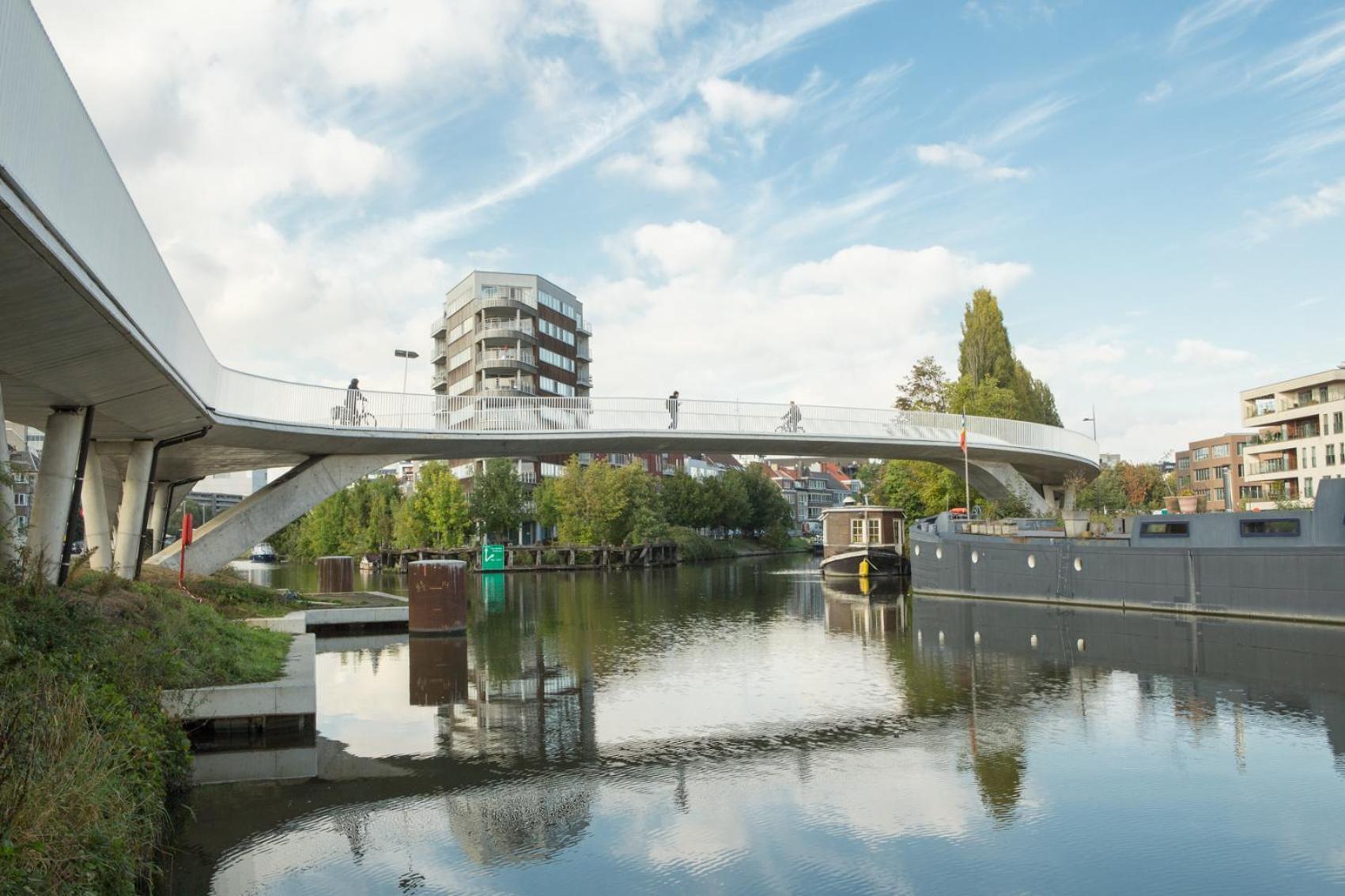 Boat & Breakfast Bellevue Gante Exterior foto